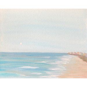 A Beautiful Day in the Neighborhood - Seascape Painting by Deb Bossert Artworks